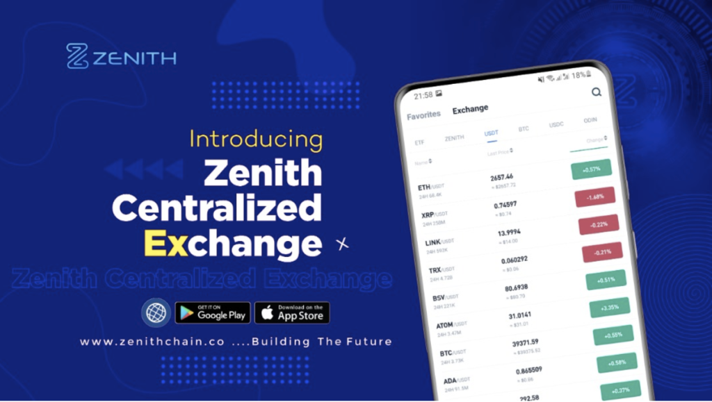 Zenith Launches Much-Awaited CEX, Announces Massive Airdrop for Users