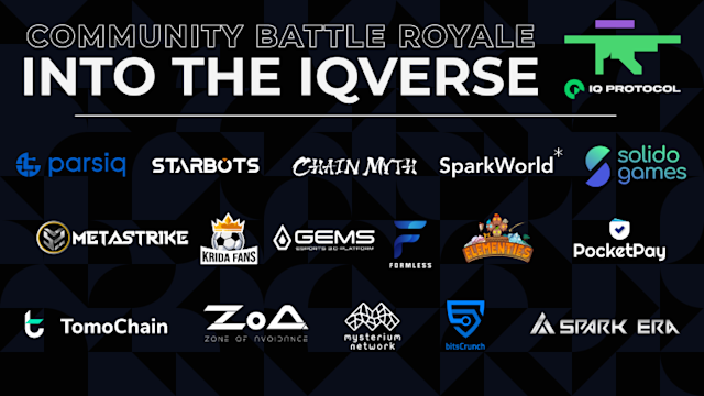 IQ Protocol and Partners Announce Over $20,000 in Retail Prizes with ‘Into The IQverse’ Community Battle Royale