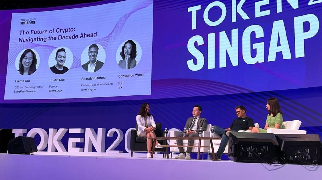 H.E. Justin Sun Spoke at TOKEN2049