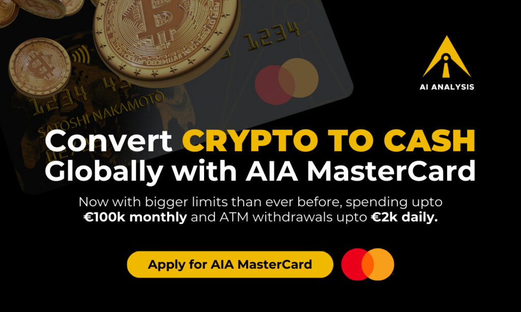 AI Analysis Launches The AIA Mastercard – The Future of Crypto-Fiat Transactions