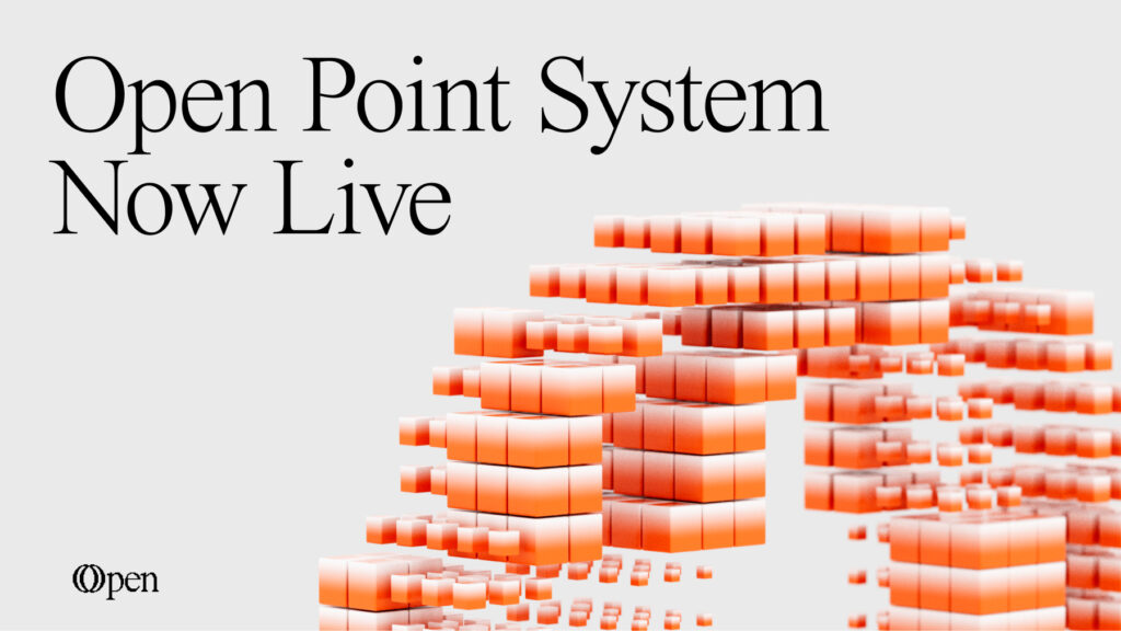 To Catalyze AI Infrastructure – Open launches WEBisOpen Point System